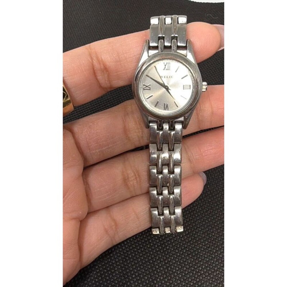 Relic Silver-Tone Women’s Bracelet Watch